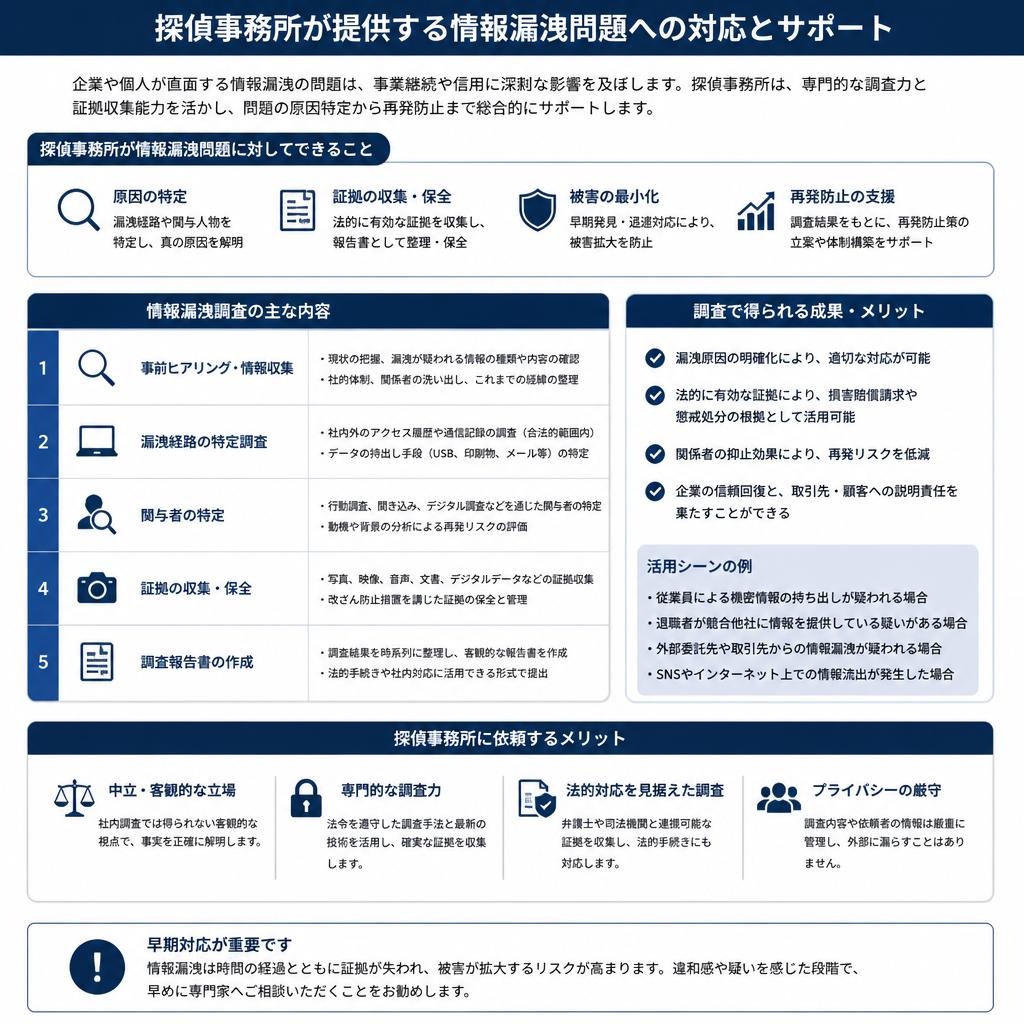 探偵事務所の役割と提供できるサービス