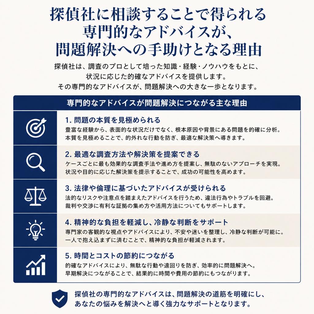 4. 専門家の視点が重要