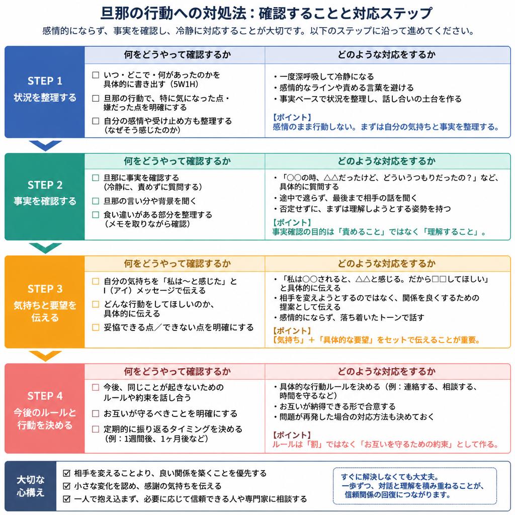 具体的な対応策と行動計画