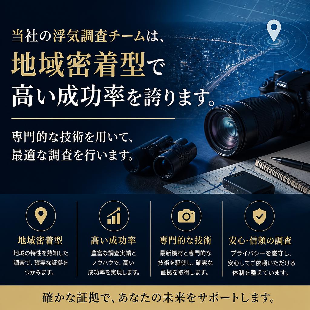 浮気調査のプロフェッショナル