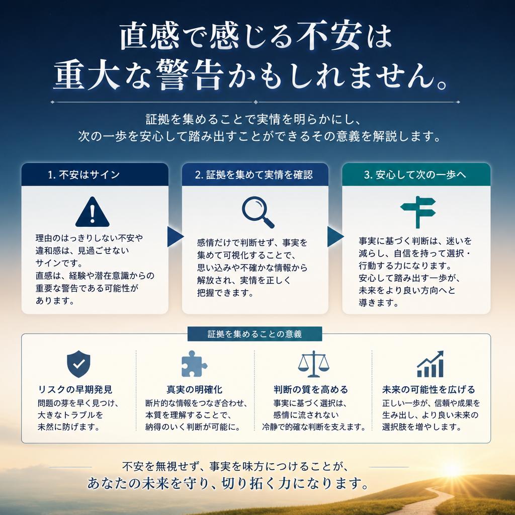 証拠収集の重要性