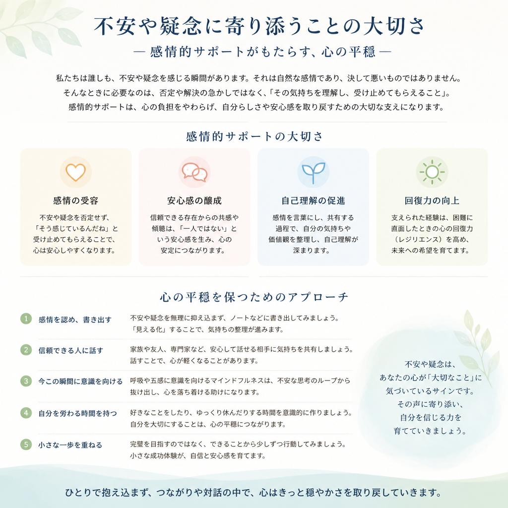 5. 感情をサポートする方法