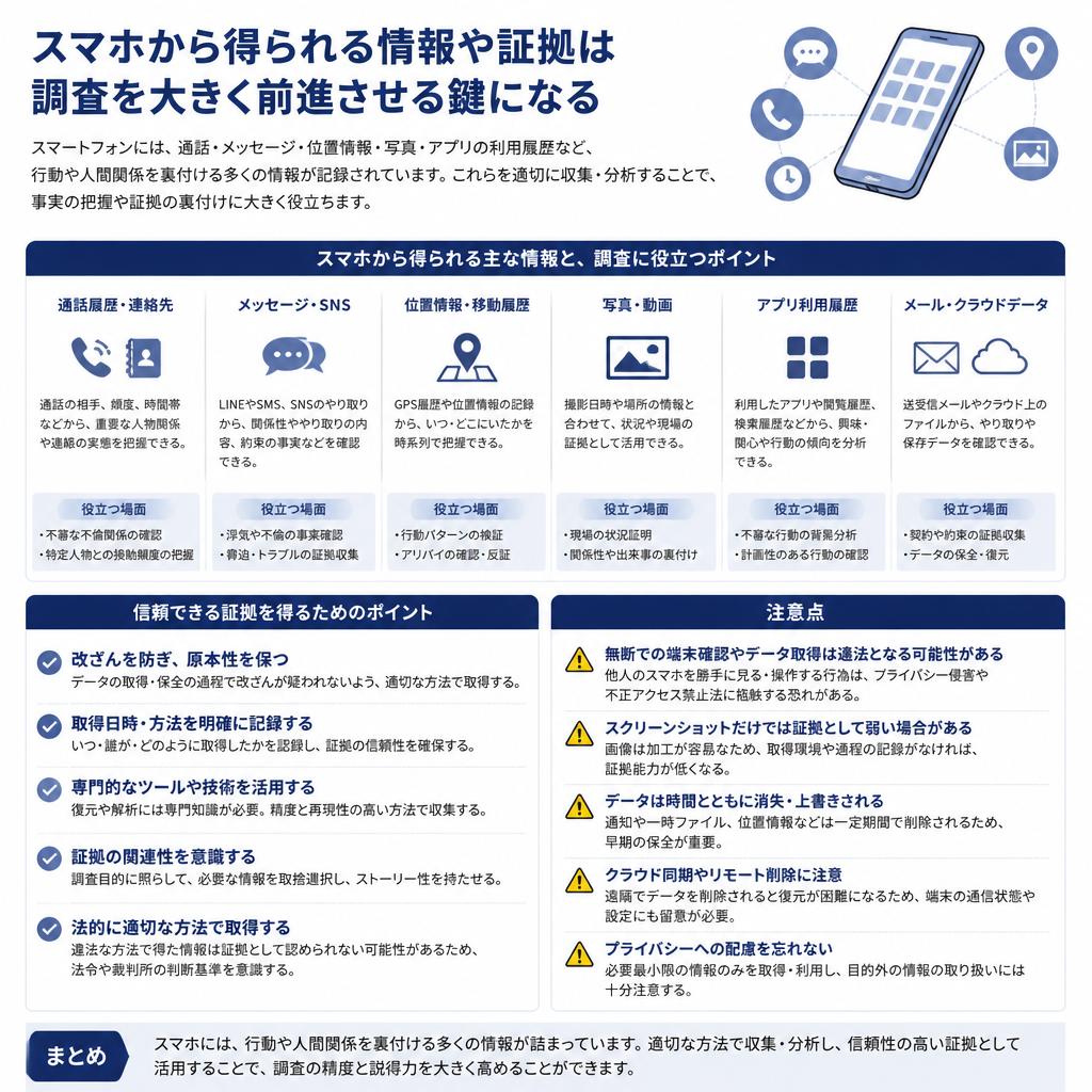 信頼できる証拠を得る方法