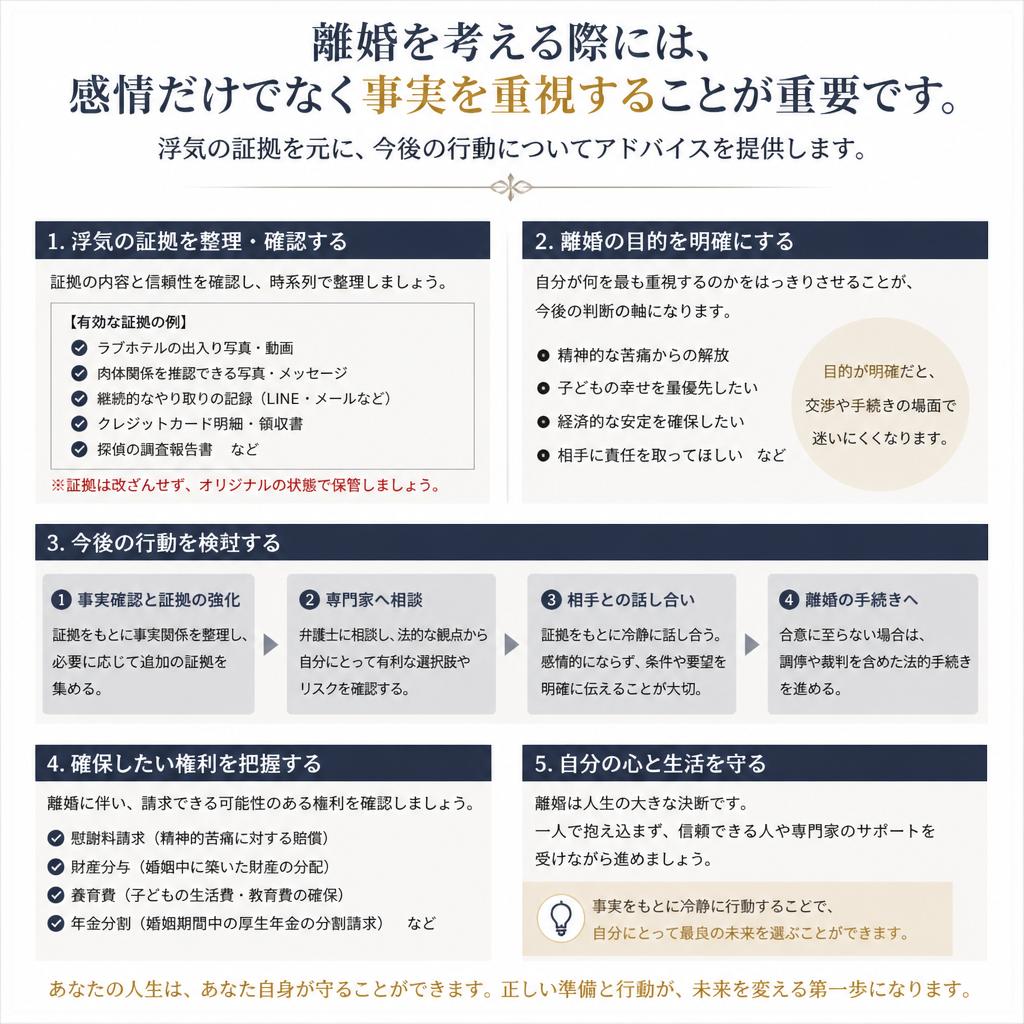離婚を考える前に知っておきたいこと
