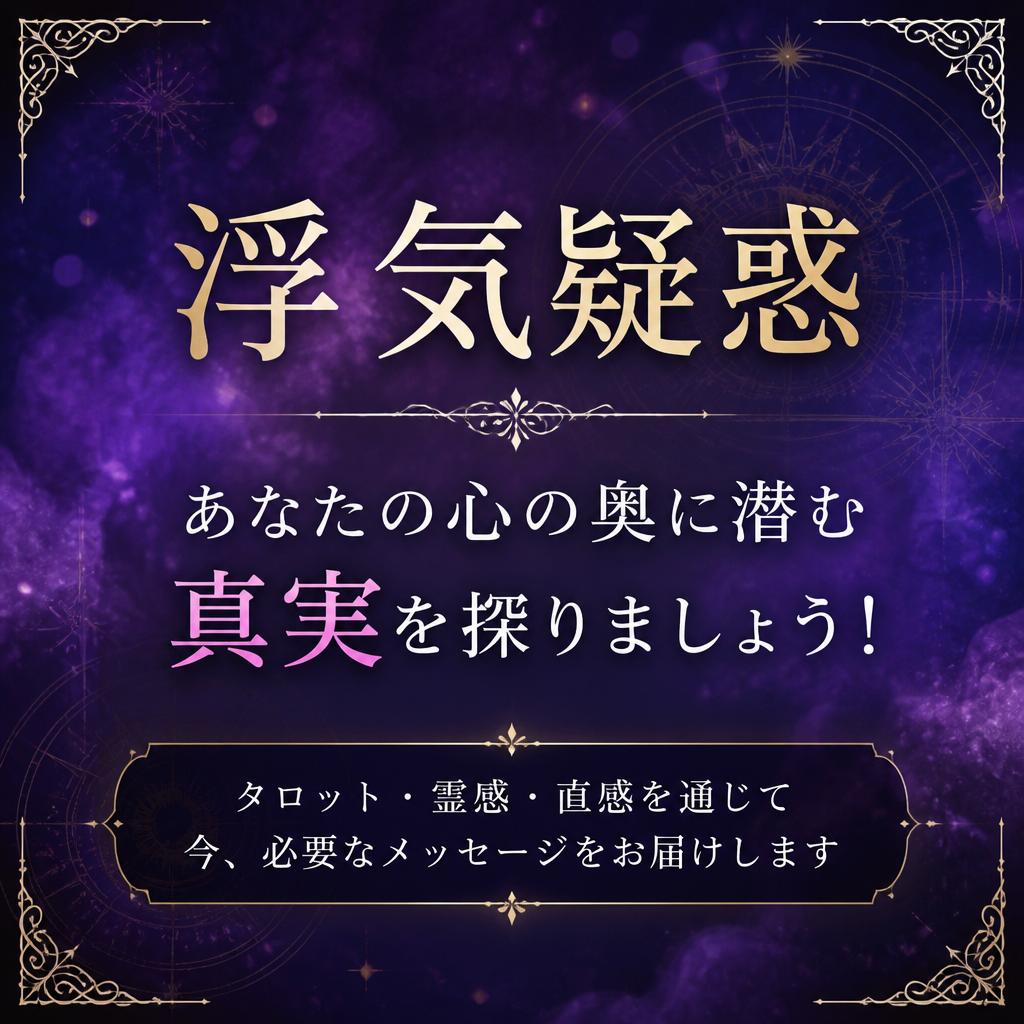 浮気疑惑、あなたの心の奥に潜む真実を探りましょう！