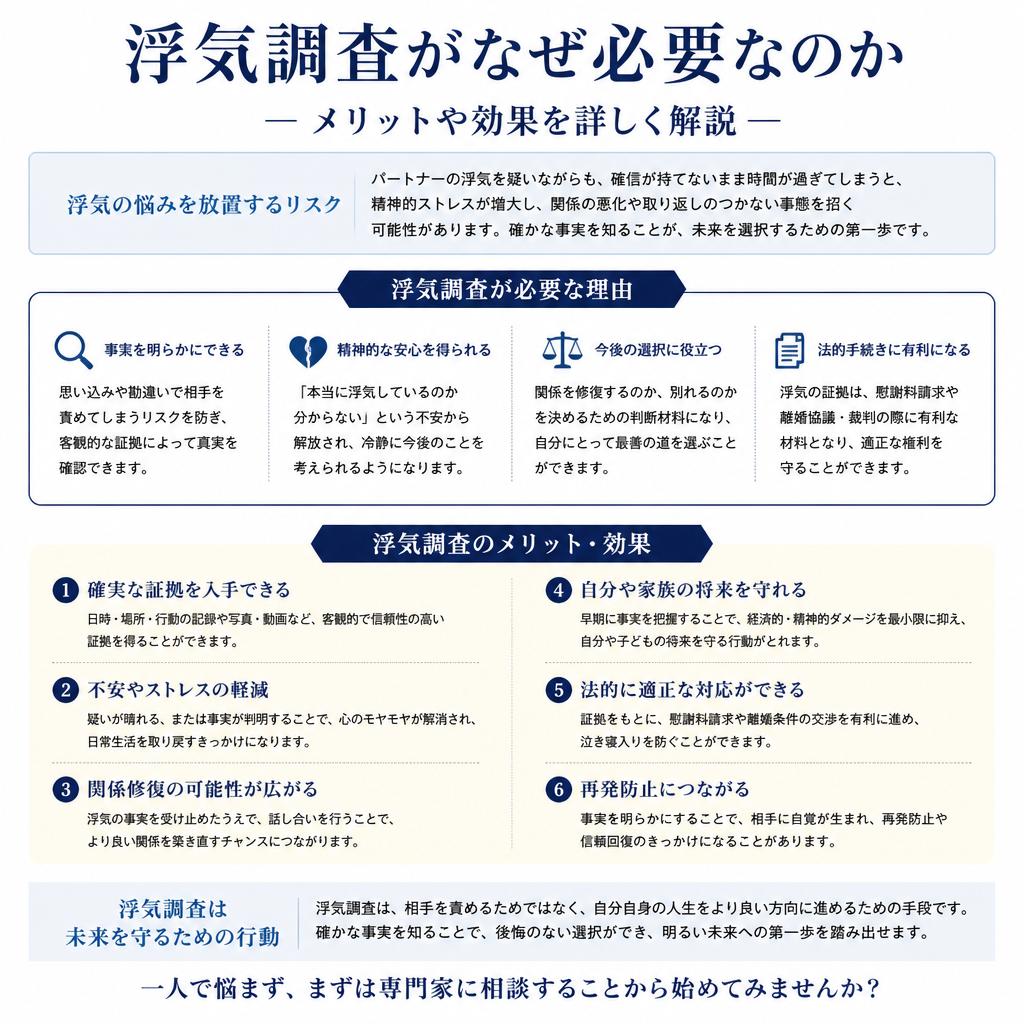 4. 浮気調査の重要性
