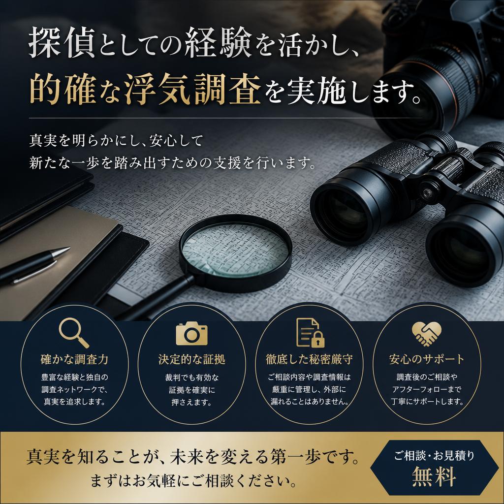 プロによる浮気調査