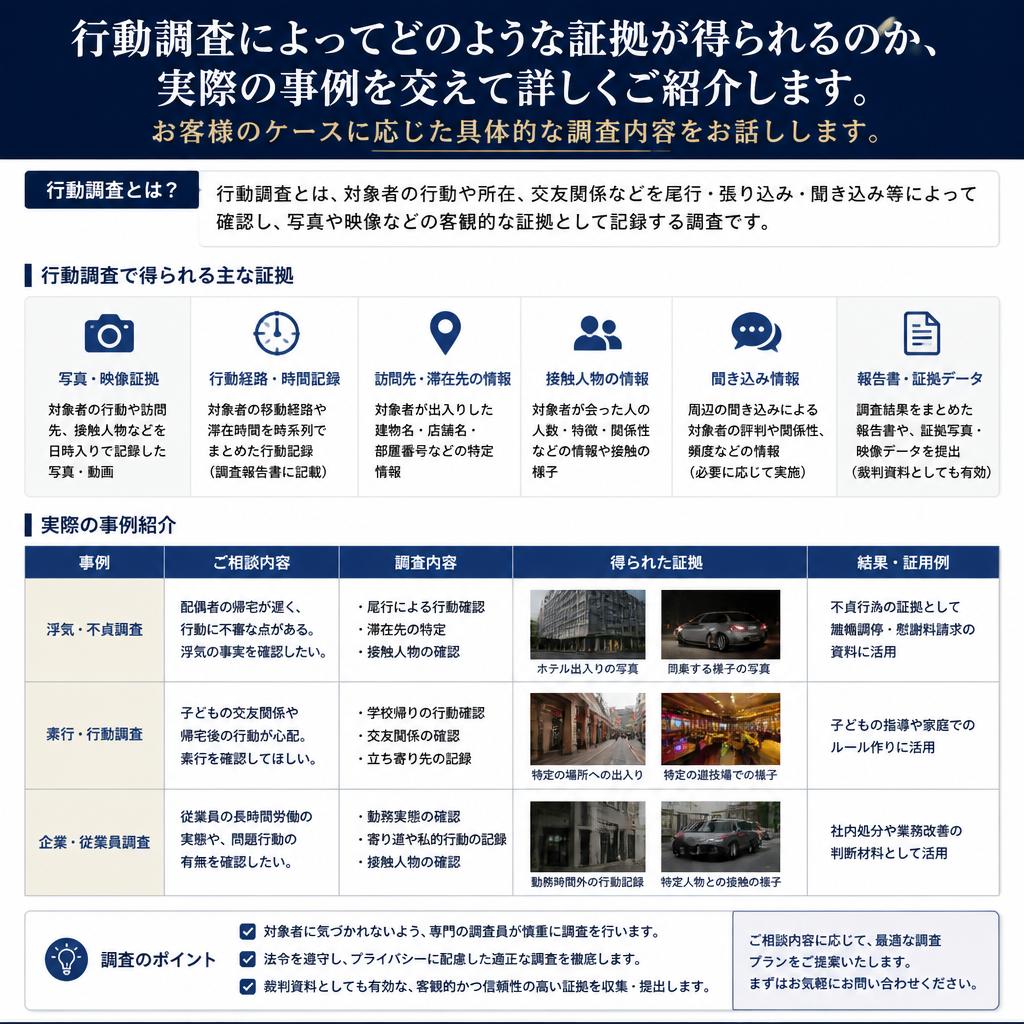 行動調査の具体例