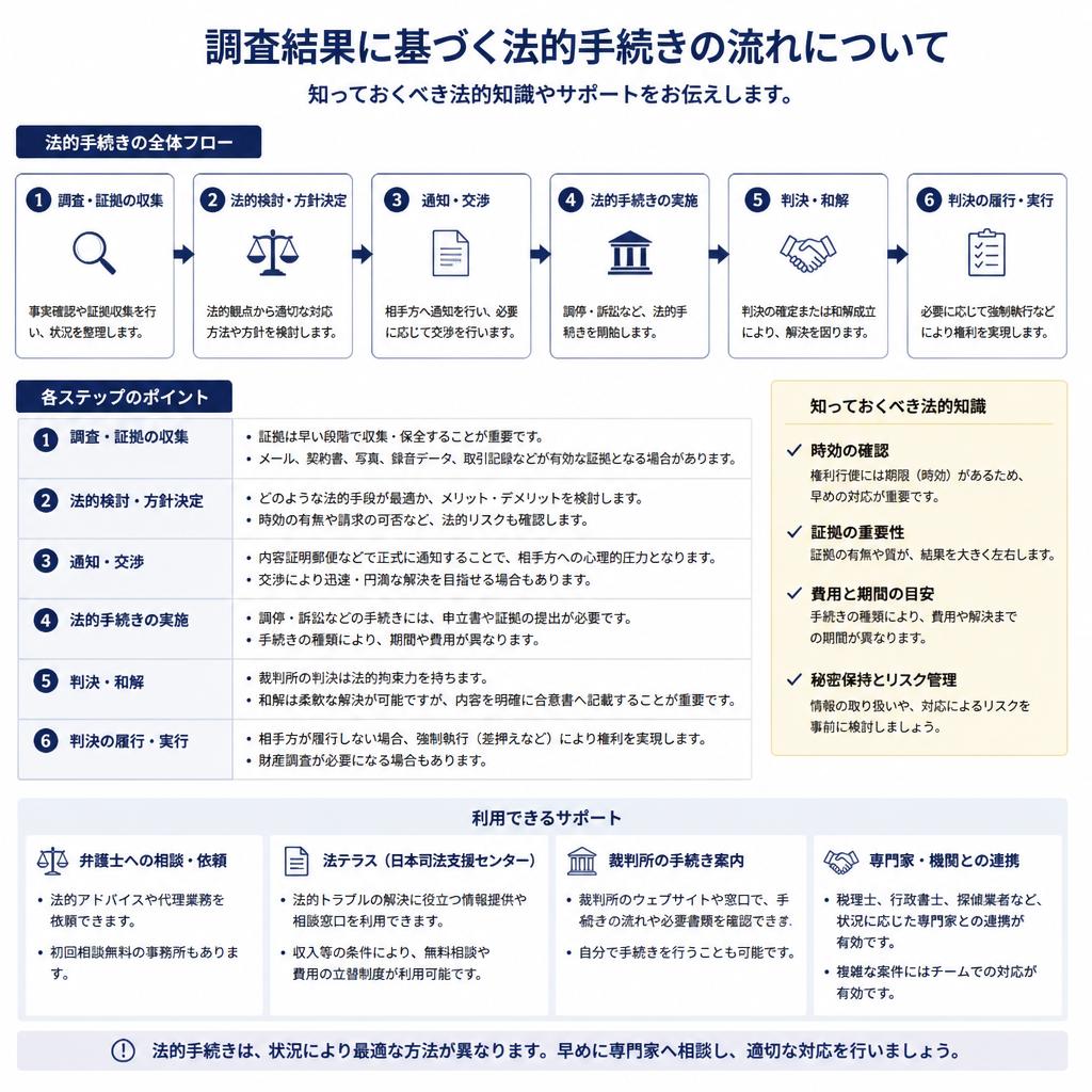 5. 法的手続きへの対応