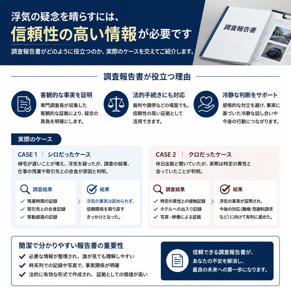 調査報告書の重要性とは？
