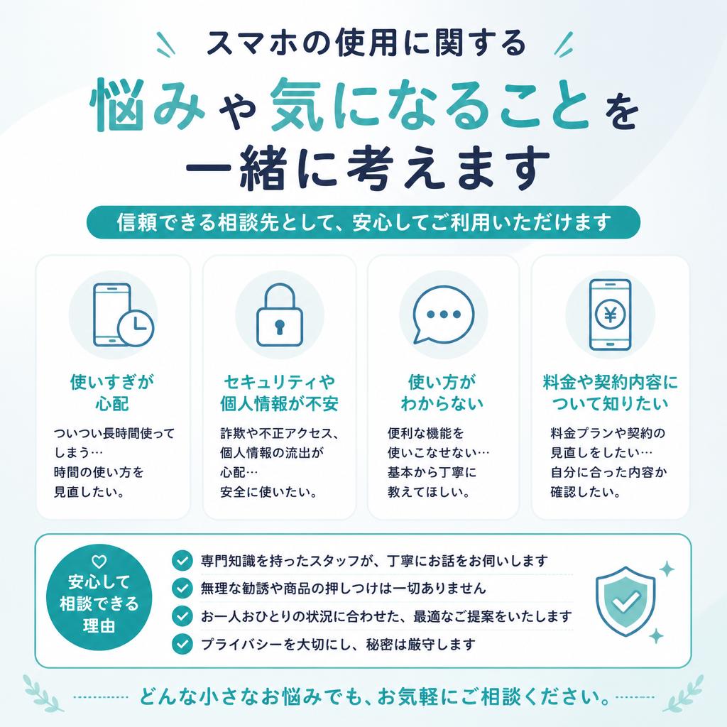信頼できる相談先