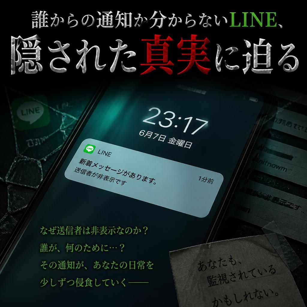 誰からの通知か分からないLINE、隠された真実に迫る