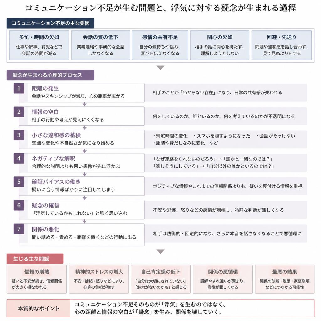 コミュニケーション不足がもたらす影響