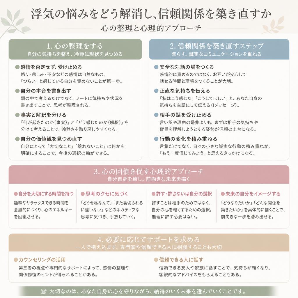 悩み解消法と心の整理