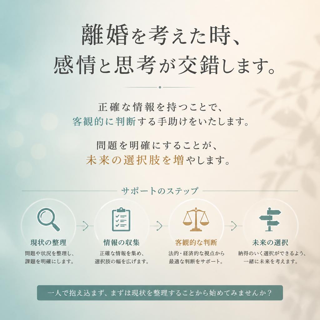 離婚問題に向き合う
