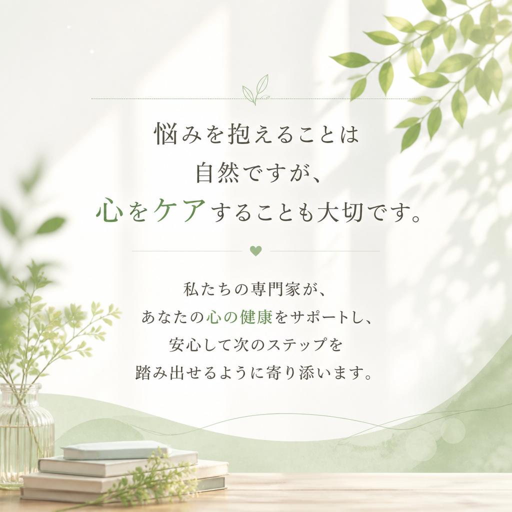 心のケアを忘れずに