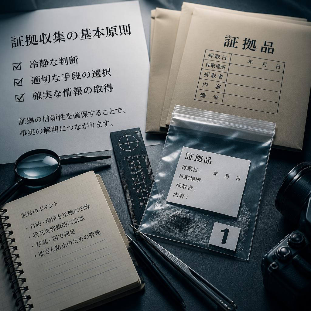 3. 証拠収集の正しい方法