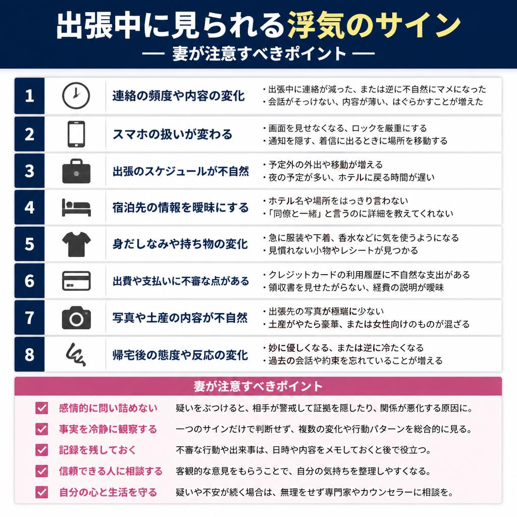 浮気のサインとは？