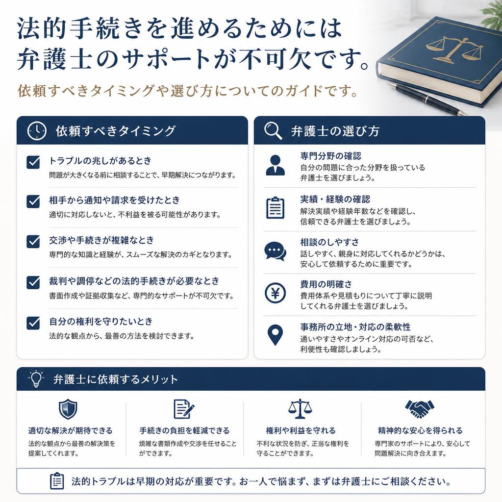 弁護士への依頼方法