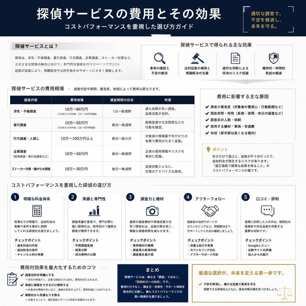 費用対効果を考慮した選択