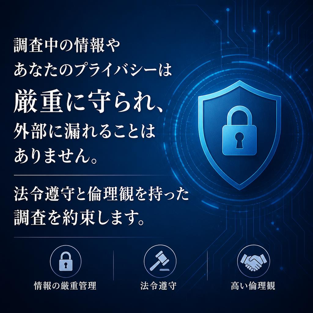 秘密保持の徹底と安心感