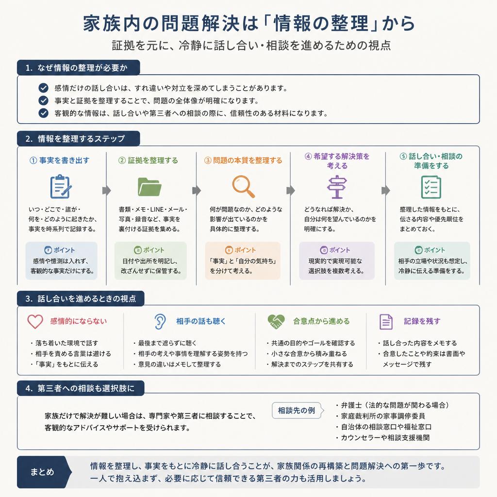 家庭問題の解決に向けて