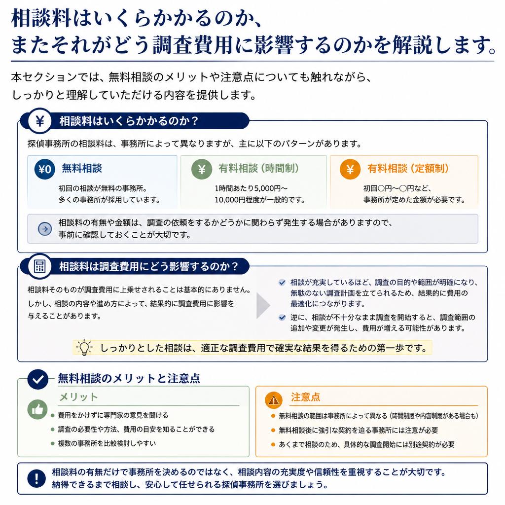 相談料について知っておこう