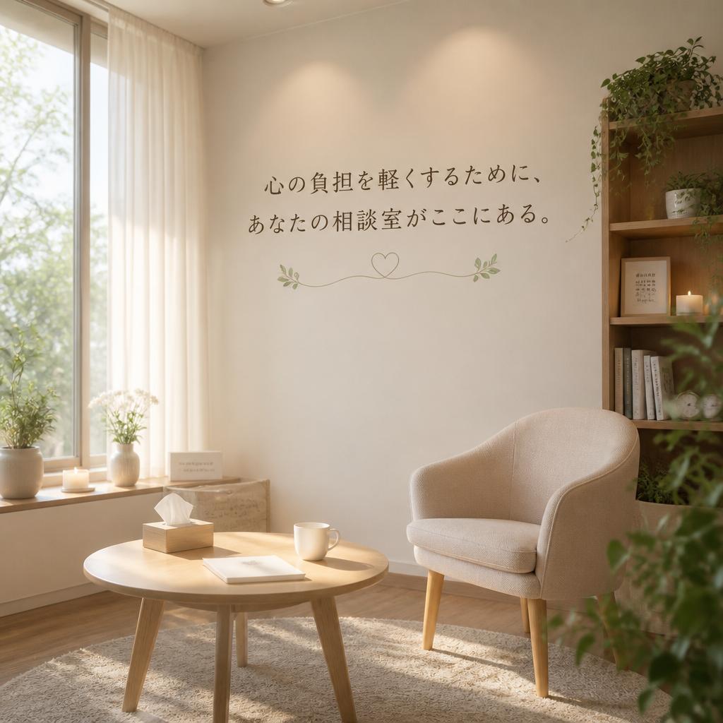 心の負担を軽くするために、あなたの相談室がここにある。