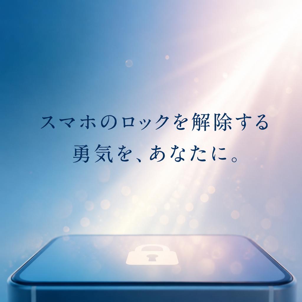 スマホのロックを解除する勇気を、あなたに。