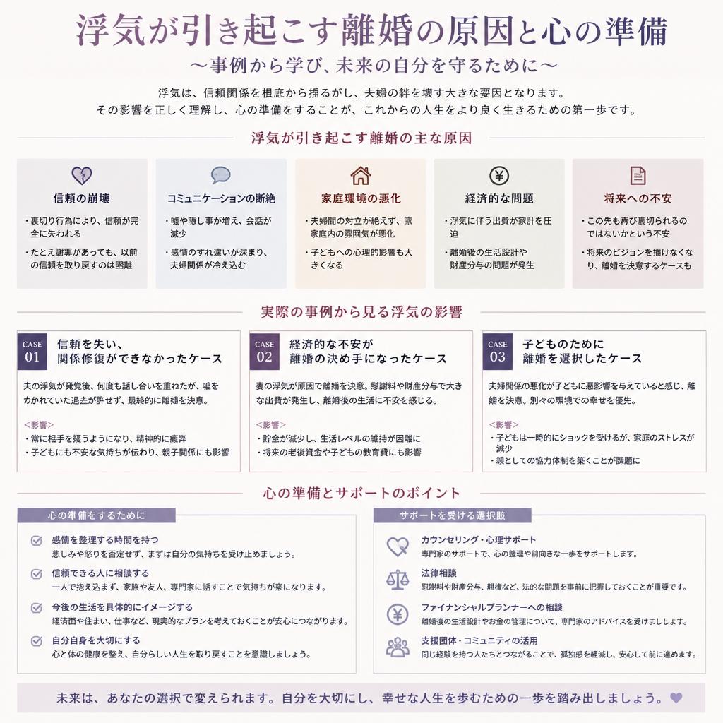 5. 離婚原因と浮気の関係