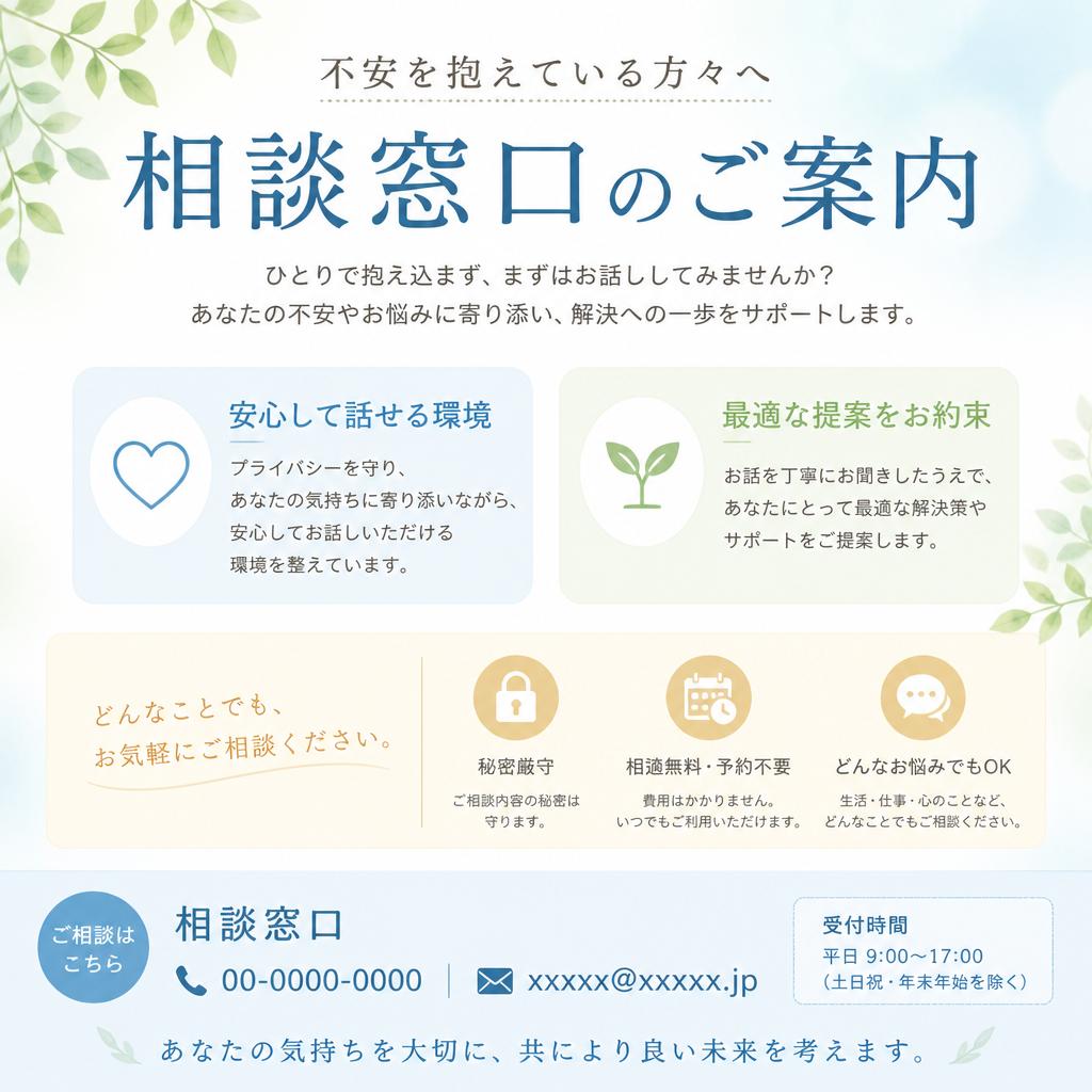 7. 無料相談のご案内